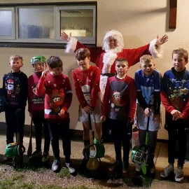 U9 hurlers end the year with a visitor